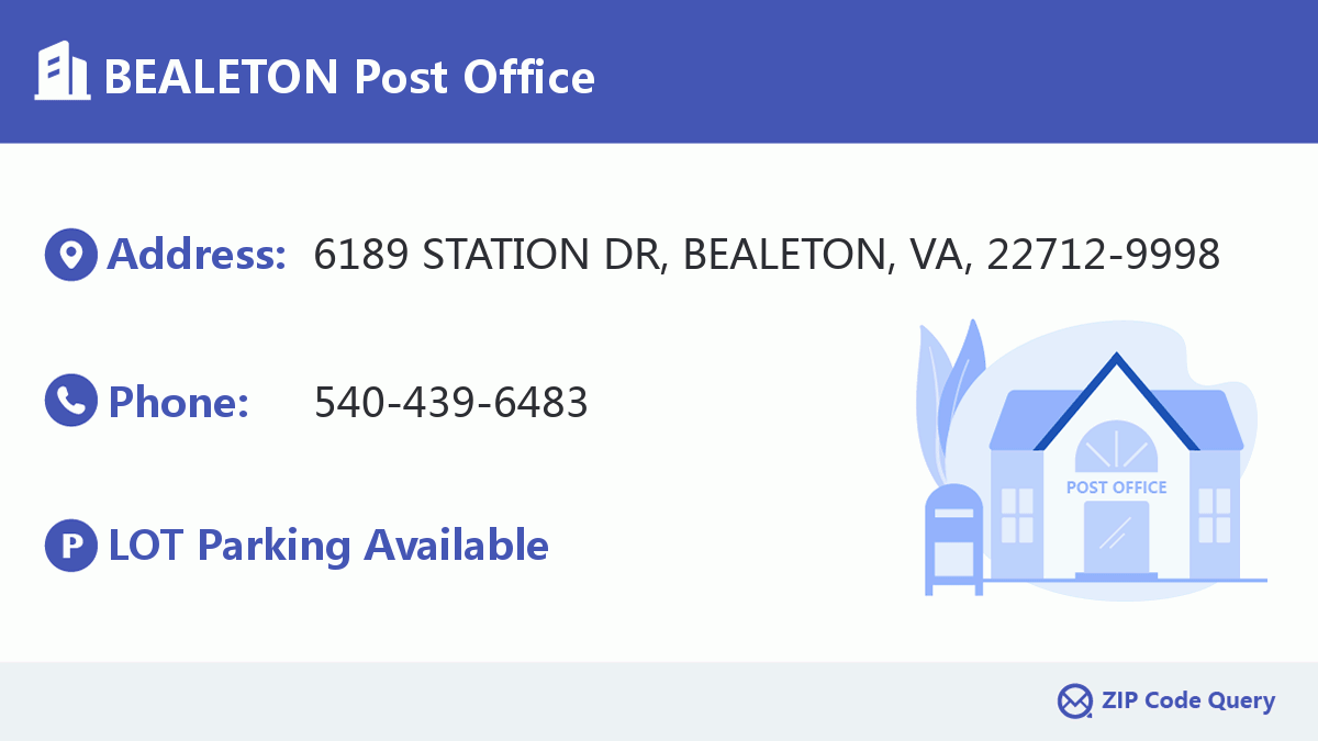 Post Office:BEALETON