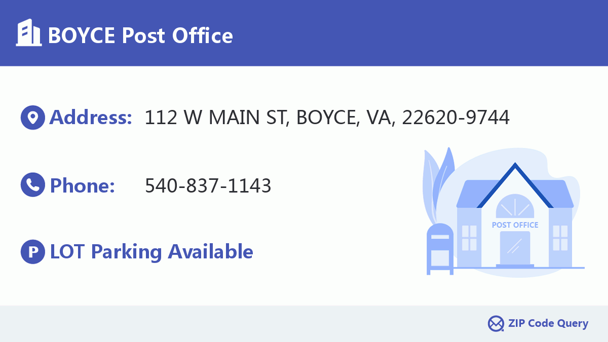 Post Office:BOYCE