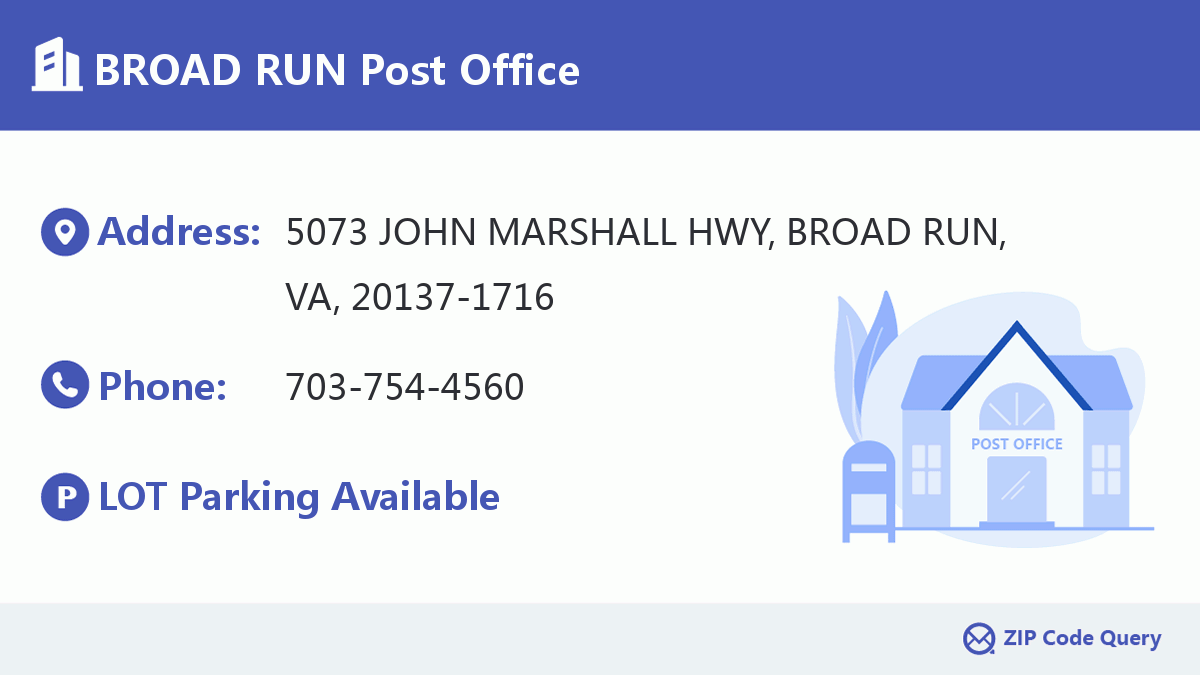 Post Office:BROAD RUN