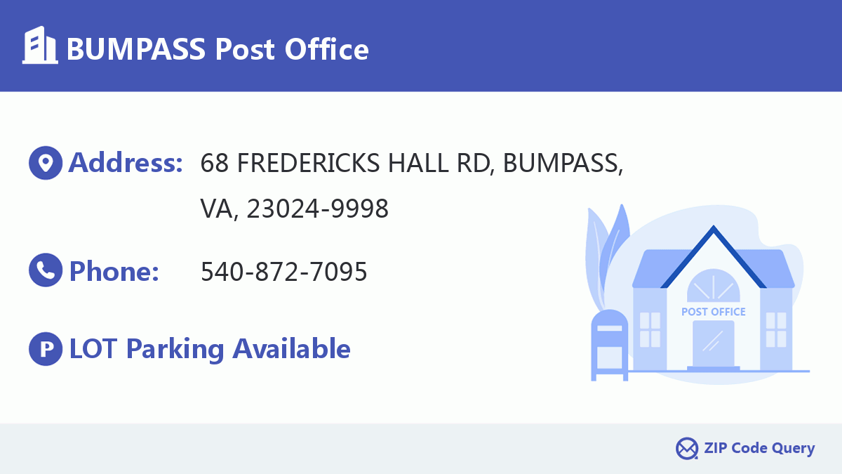Post Office:BUMPASS