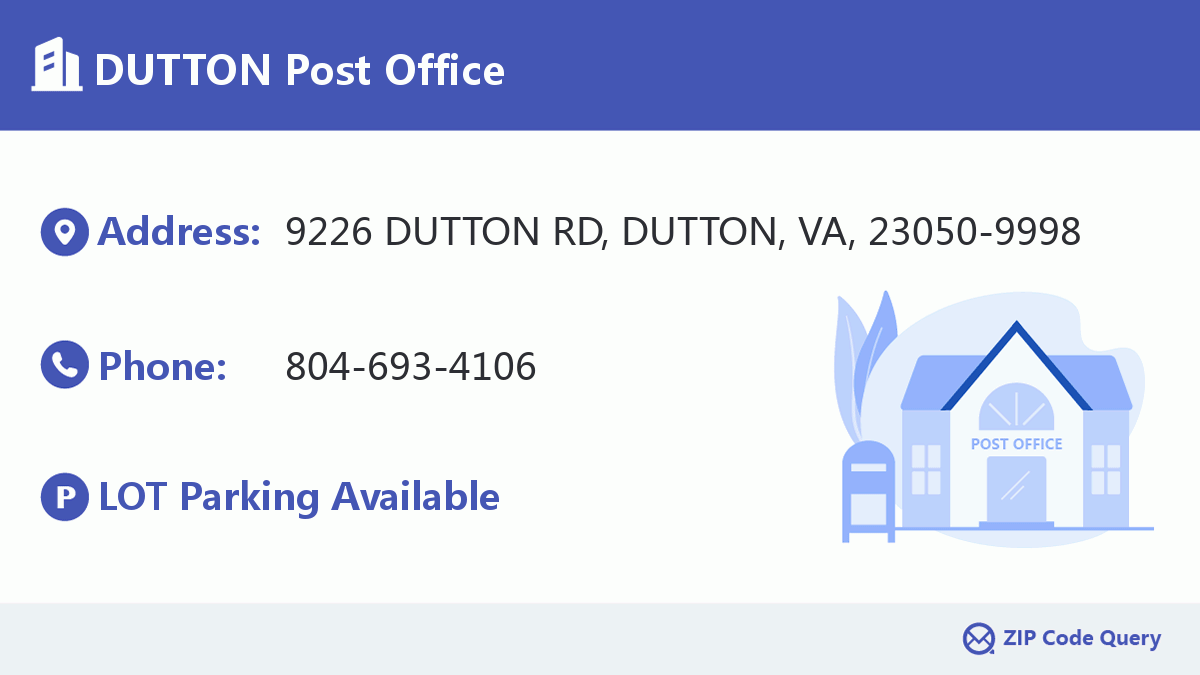 Post Office:DUTTON