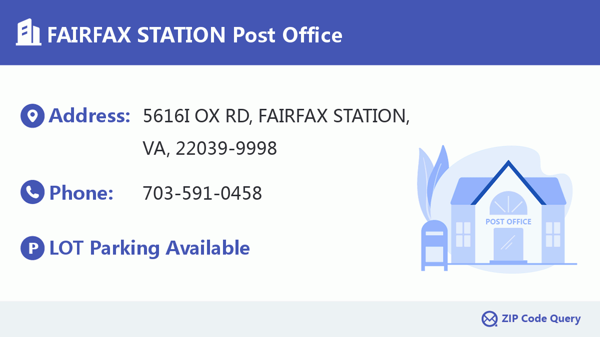 Post Office:FAIRFAX STATION