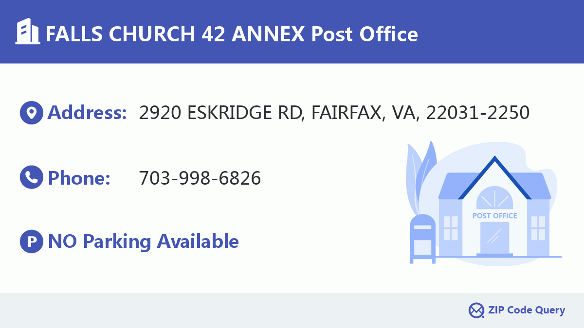 Post Office:FALLS CHURCH 42 ANNEX