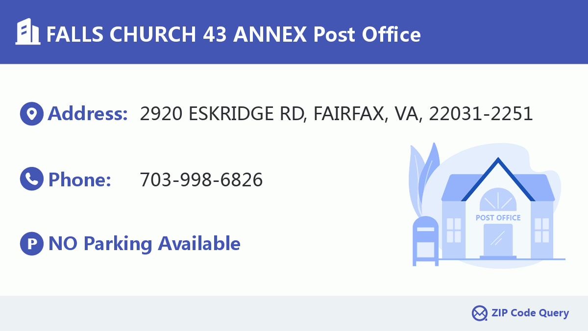Post Office:FALLS CHURCH 43 ANNEX