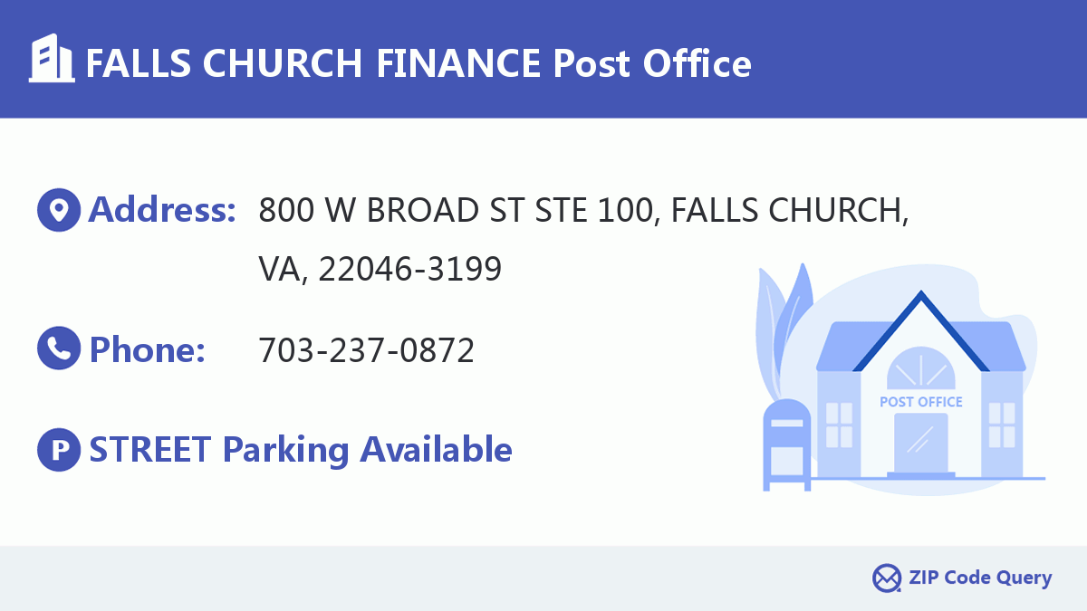 Post Office:FALLS CHURCH FINANCE