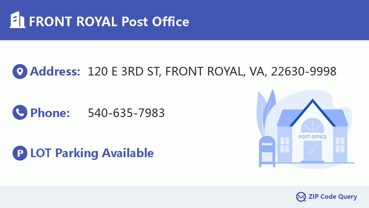 Post Office:FRONT ROYAL
