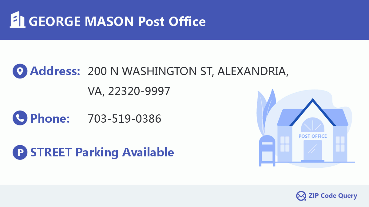 Post Office:GEORGE MASON