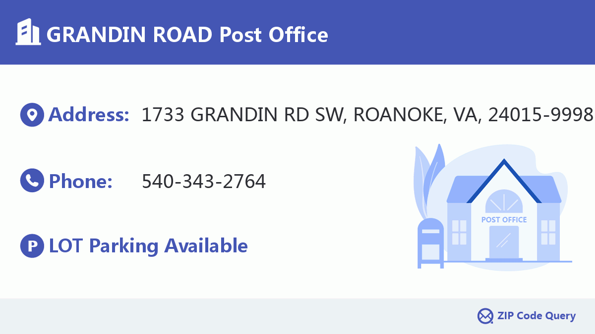Post Office:GRANDIN ROAD