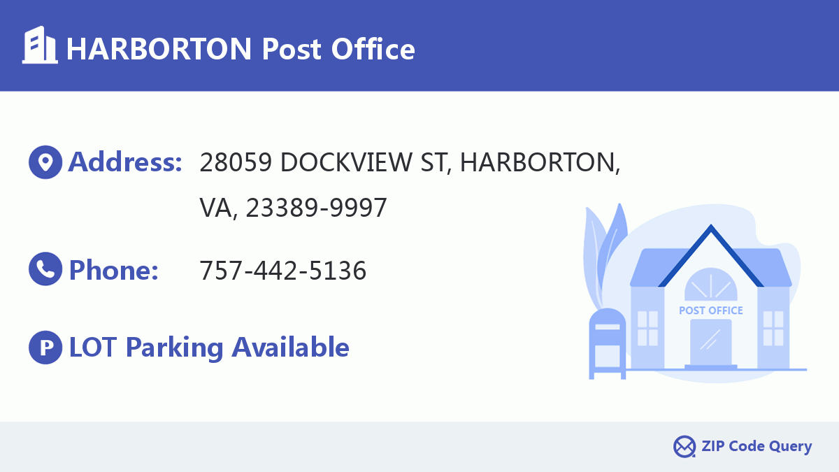 Post Office:HARBORTON