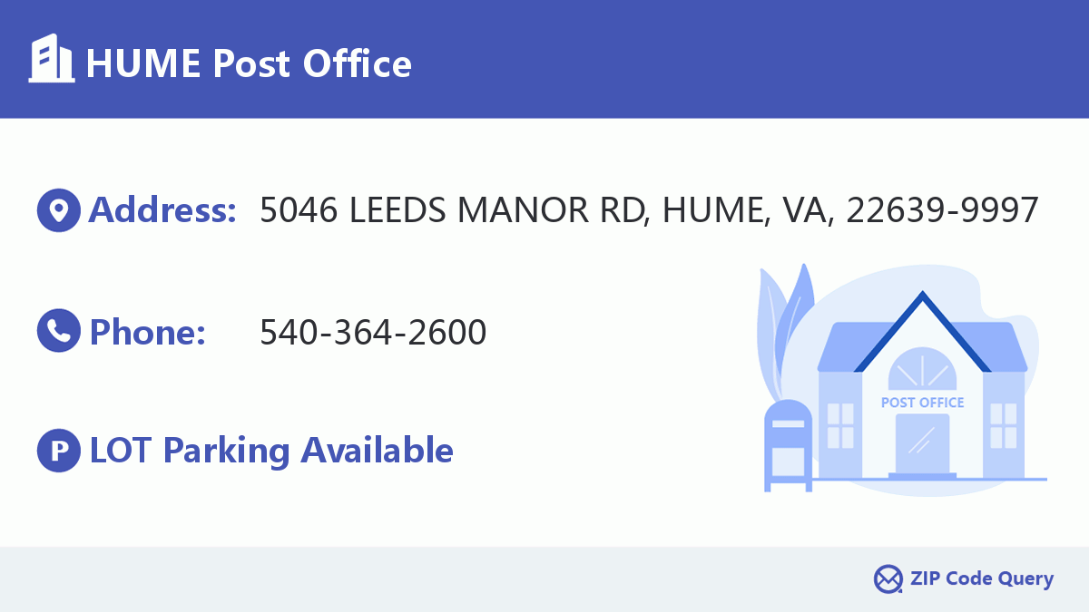 Post Office:HUME