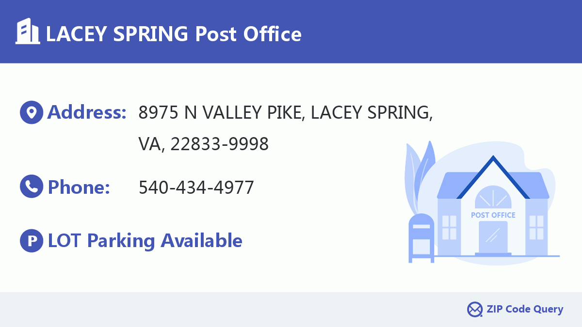 Post Office:LACEY SPRING
