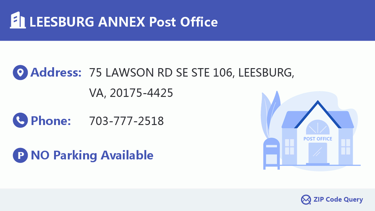 Post Office:LEESBURG ANNEX