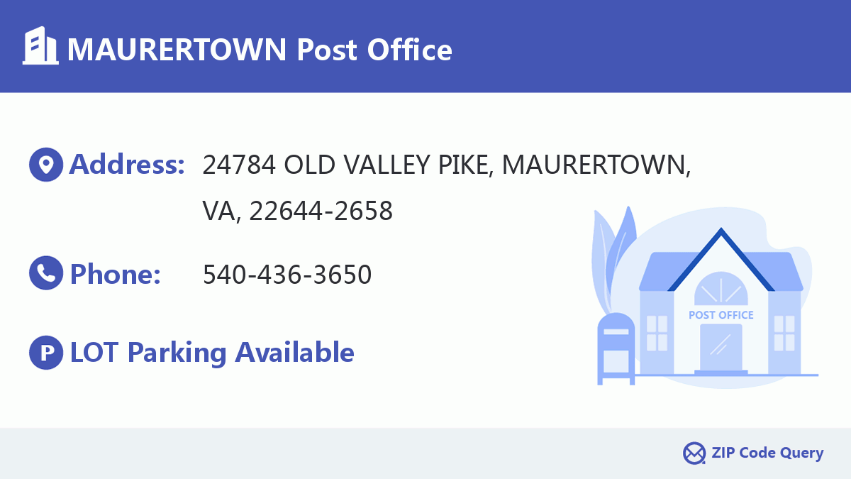 Post Office:MAURERTOWN