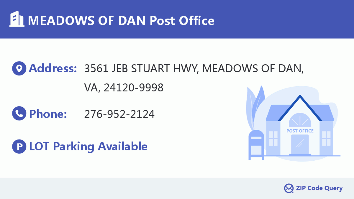 Post Office:MEADOWS OF DAN