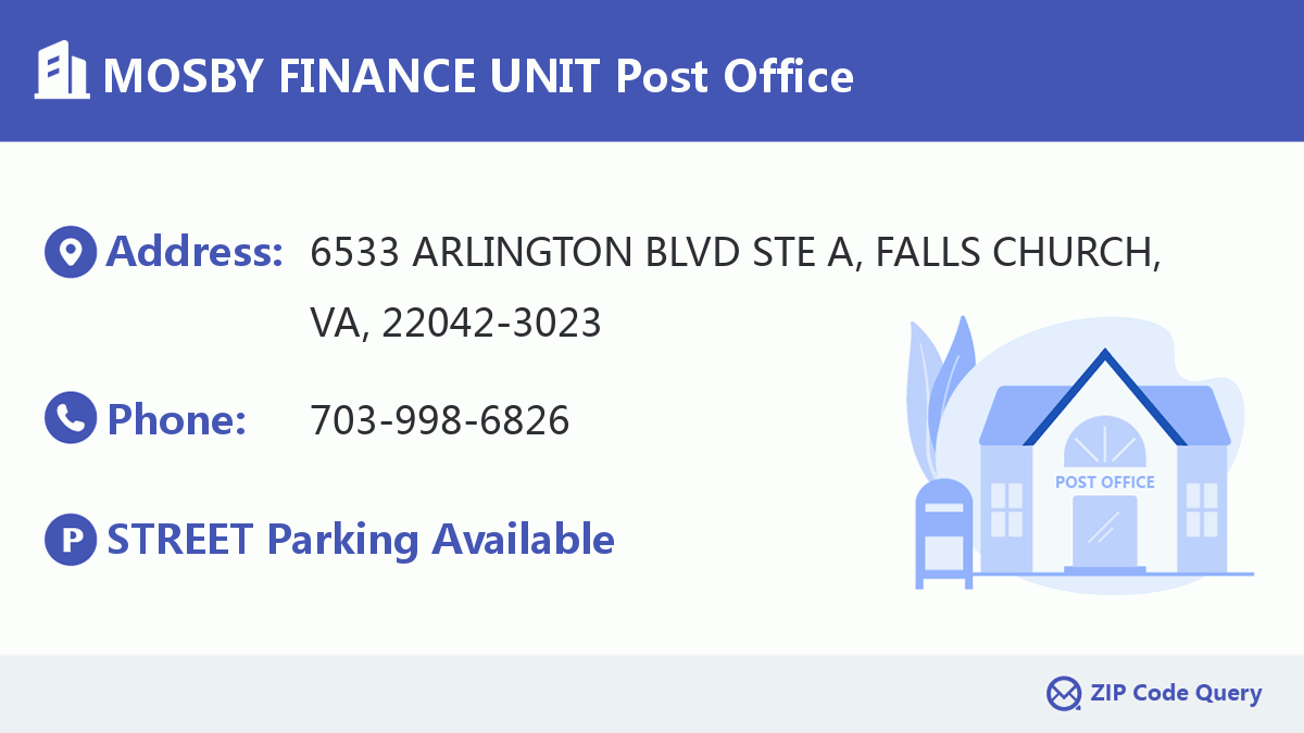 Post Office:MOSBY FINANCE UNIT