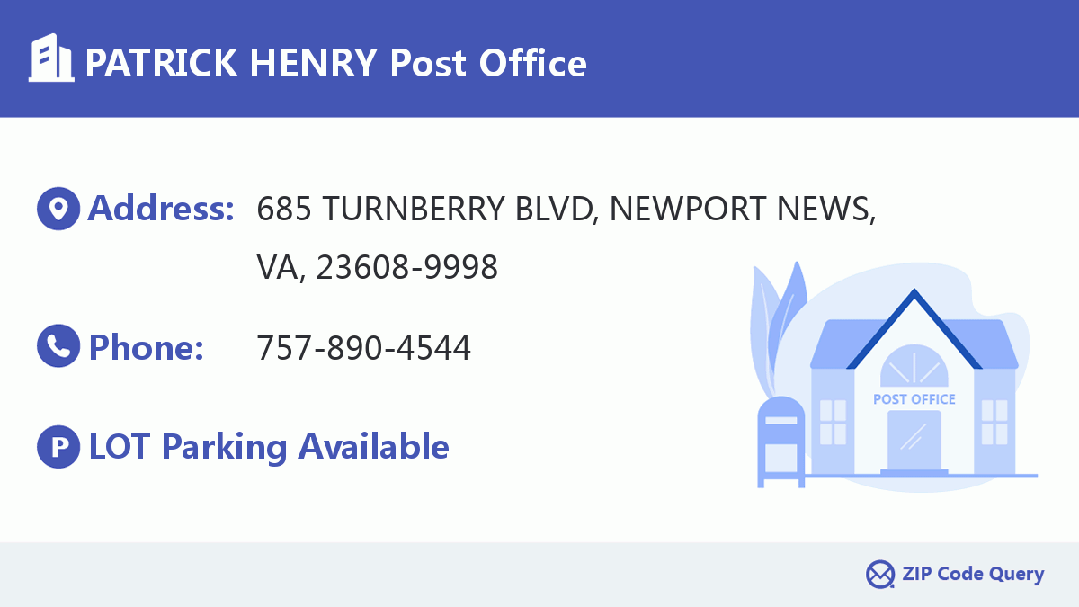 Post Office:PATRICK HENRY