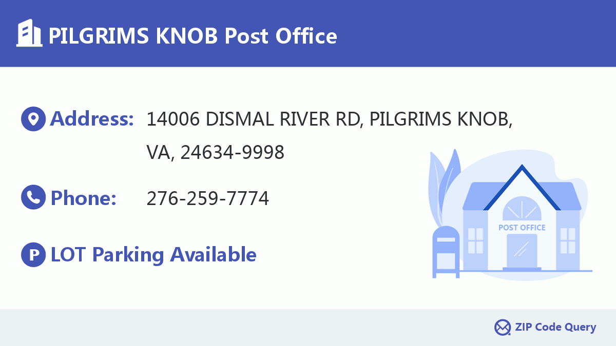 Post Office:PILGRIMS KNOB