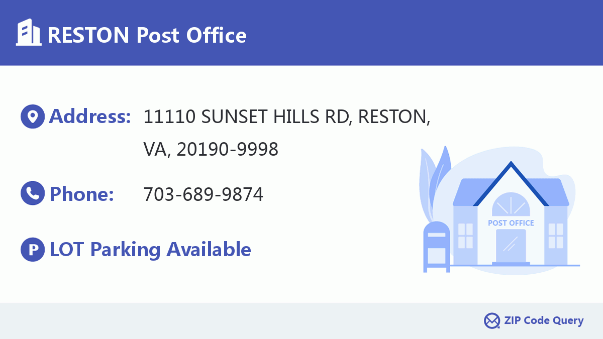 Post Office:RESTON