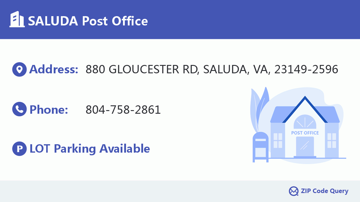 Post Office:SALUDA