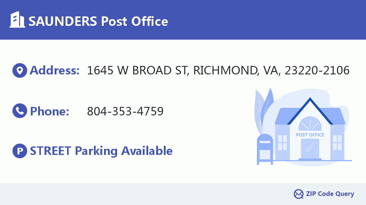 Post Office:SAUNDERS