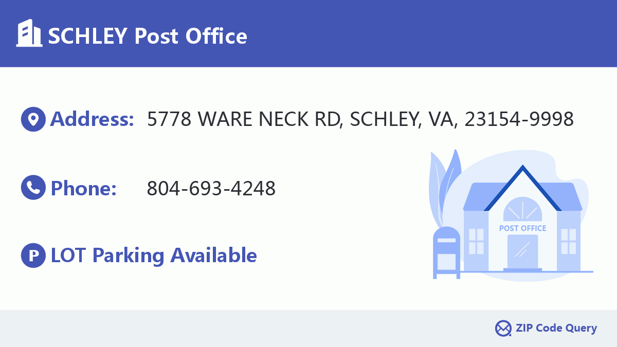 Post Office:SCHLEY