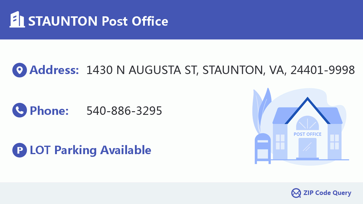 Post Office:STAUNTON