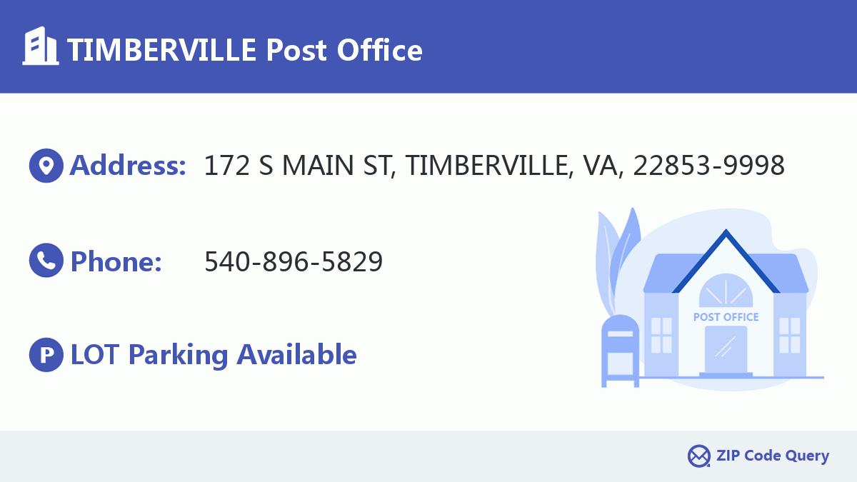 Post Office:TIMBERVILLE