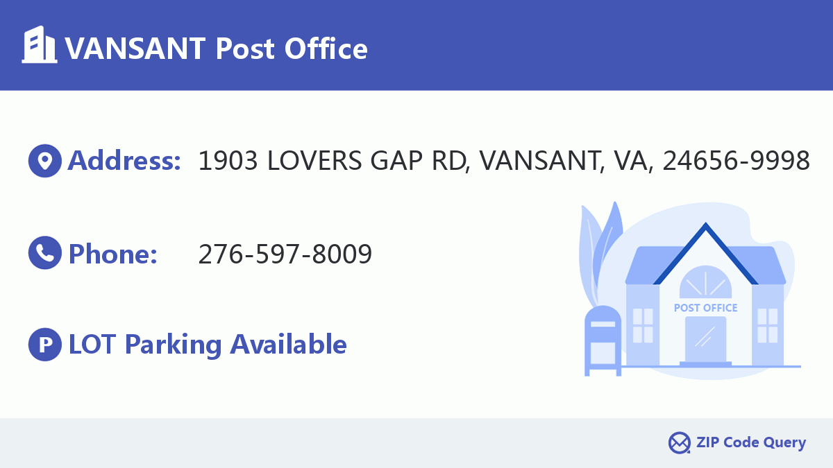 Post Office:VANSANT