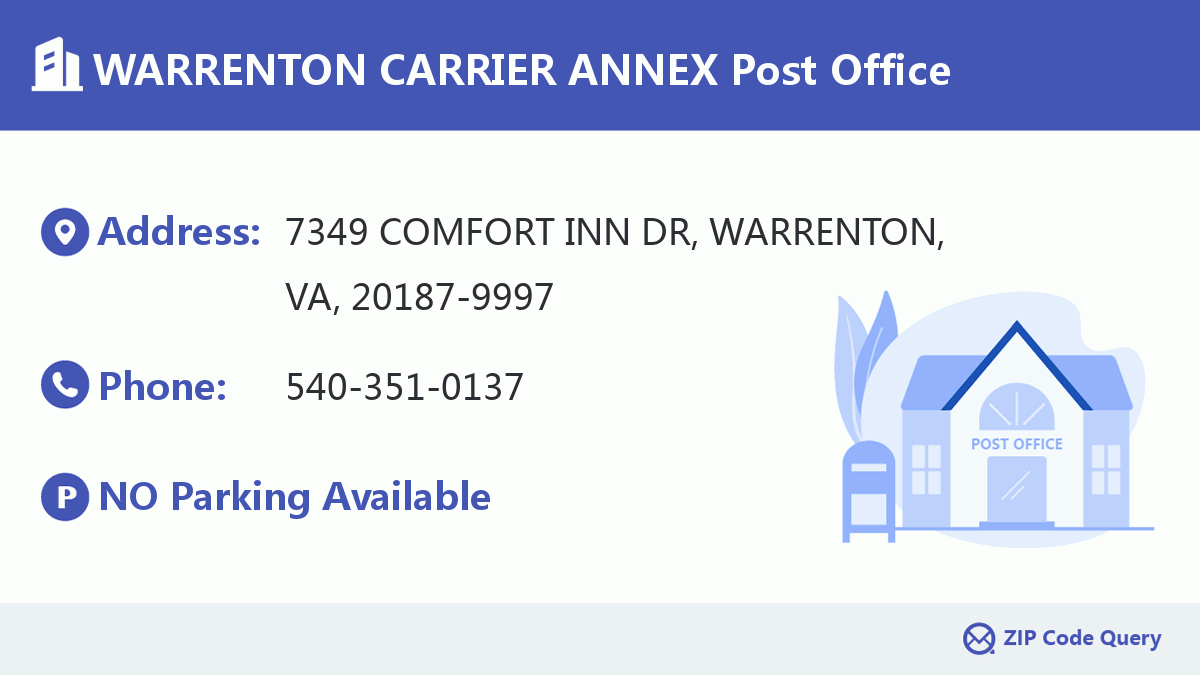 Post Office:WARRENTON CARRIER ANNEX
